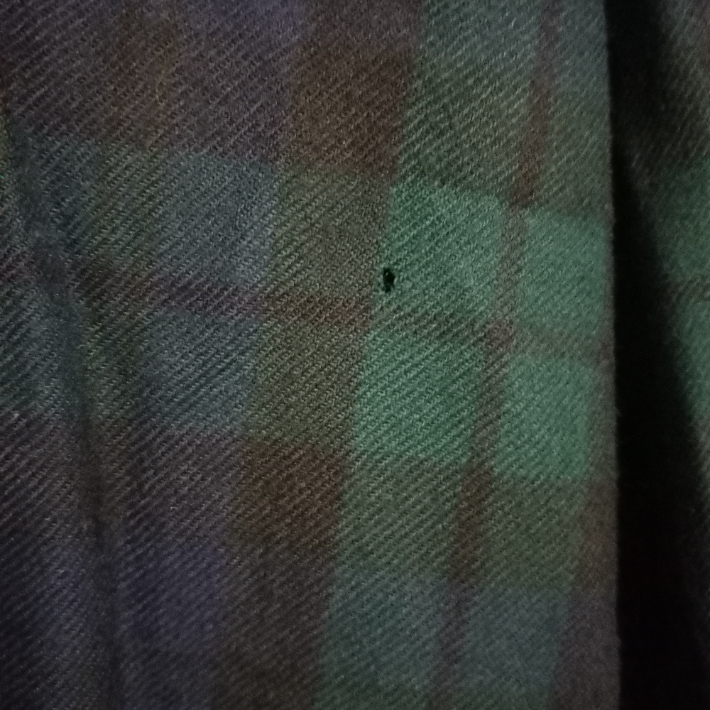 Escada 8/10 M Blackwatch Plaid Fine Wool Pleated Front Coulots Pants - Picture 8 of 10